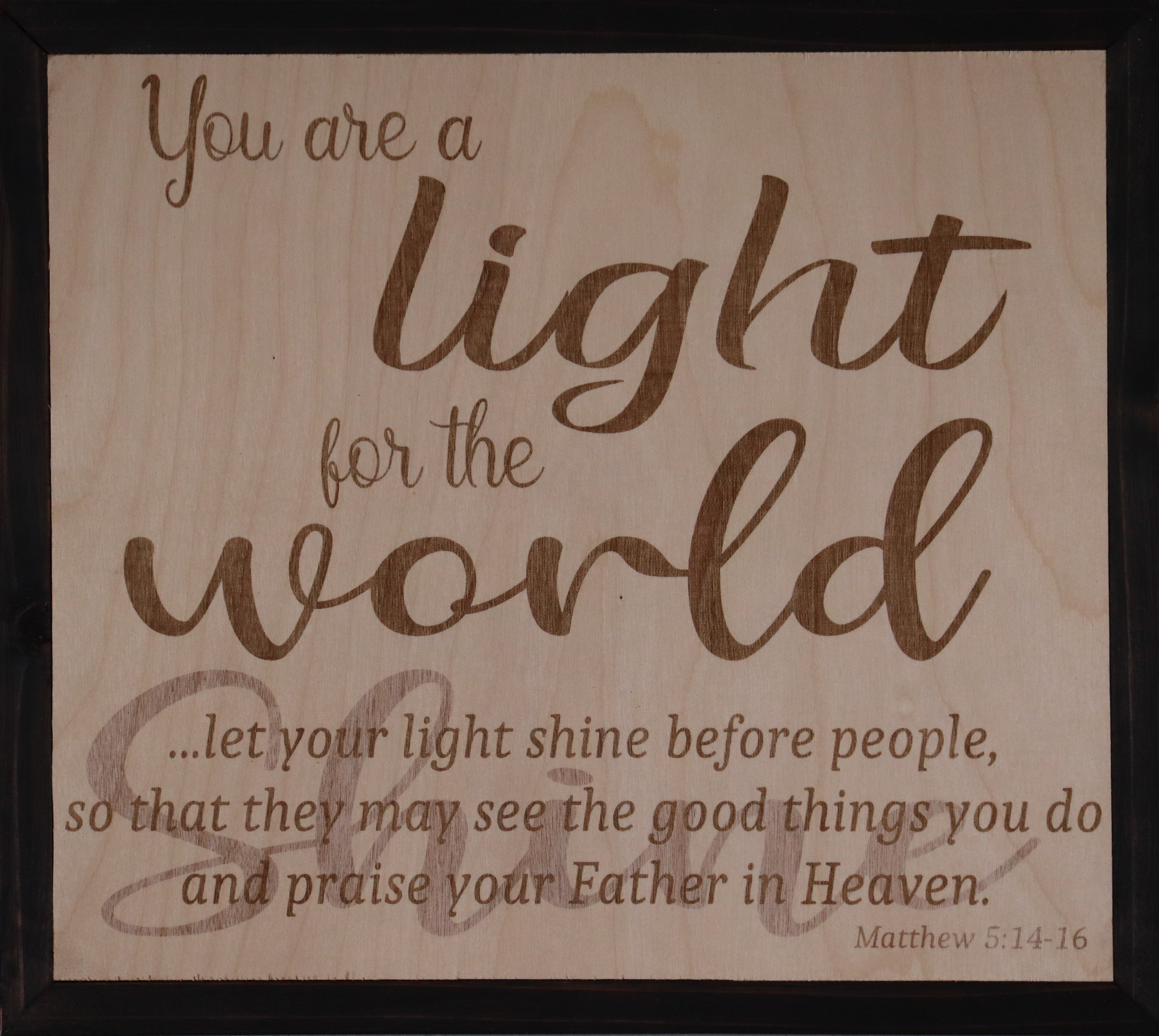 Matthew 5:14-16